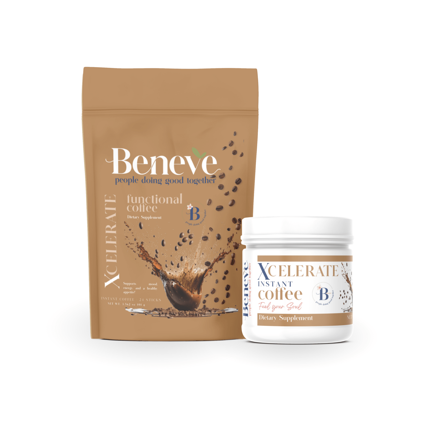 Beneve Xcelerate Coffee is a premium functional coffee designed to boost metabolism, enhance energy, and support focus. With its rich taste and natural ingredients, it’s the perfect companion for weight management and an active lifestyle.