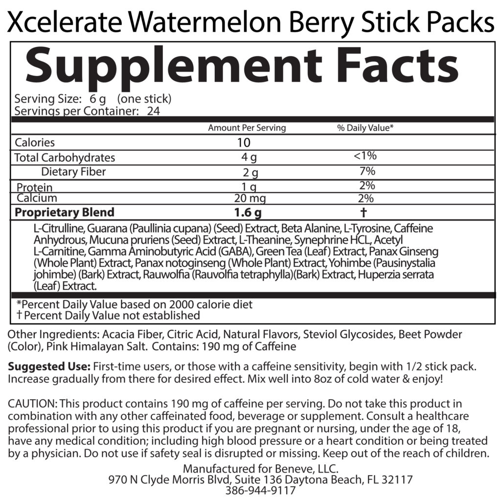 Xcelerate Watermelon Berry: Nootropic Energy Drink 2 1738080509watermelonberryfactssticks
