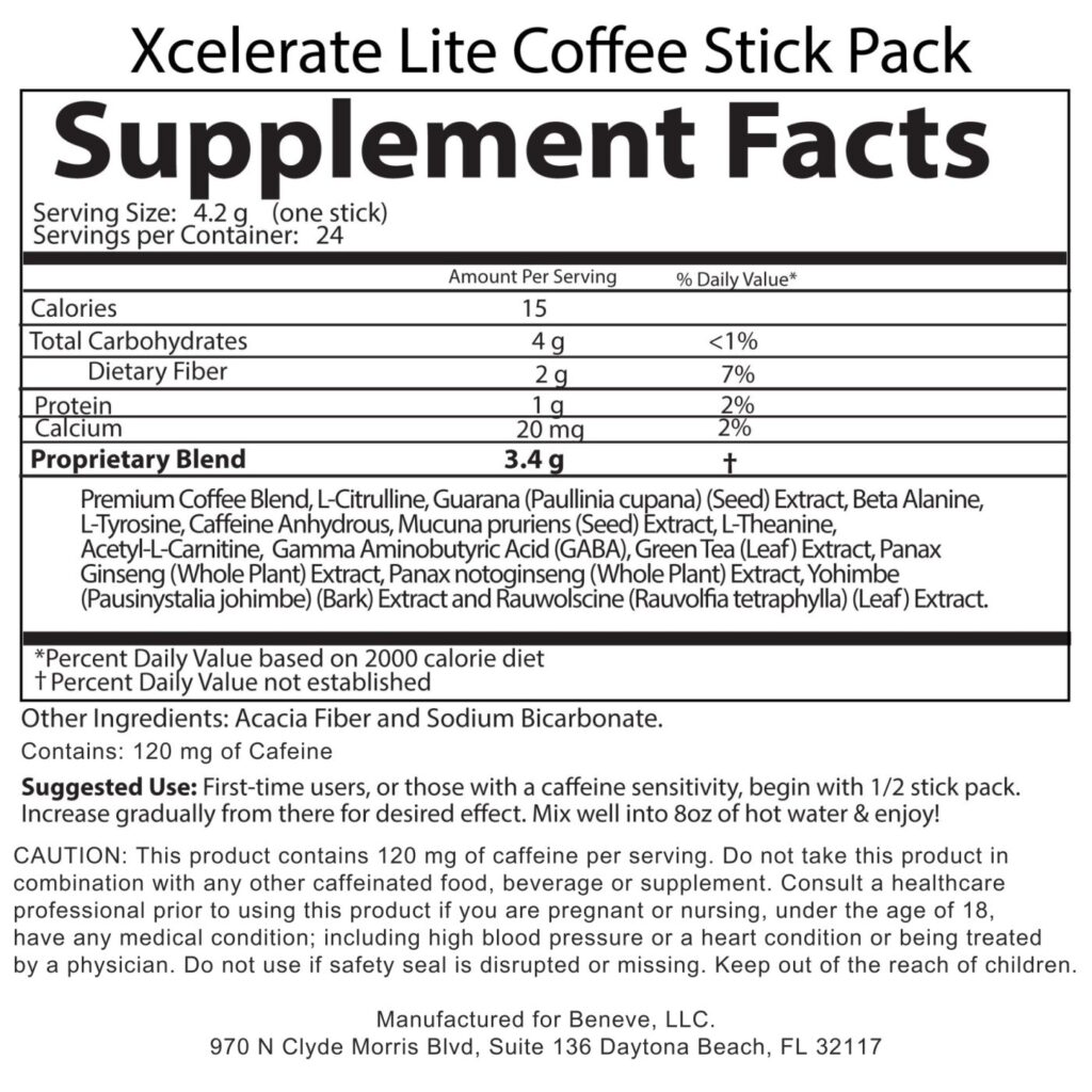 Xcelerate Lite Coffee: Smooth Energy & Focus, Gentle Boost 2 1740069166litecoffeestick1